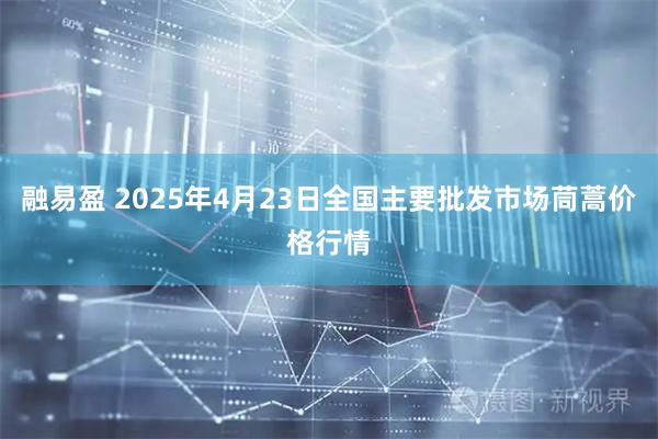 融易盈 2025年4月23日全国主要批发市场茼蒿价格行情